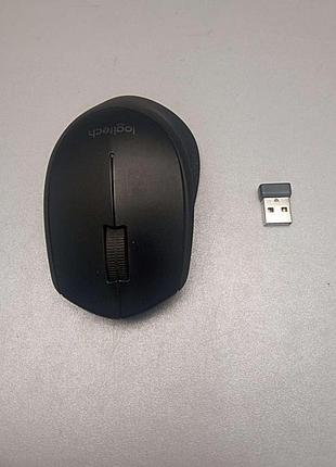 Мышь компьютерная б/у logitech wireless mouse m280 black usb 3