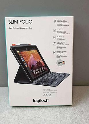 Б/у logitech slim folio keyboard folio case for apple ipad 5th/6th gen. 6