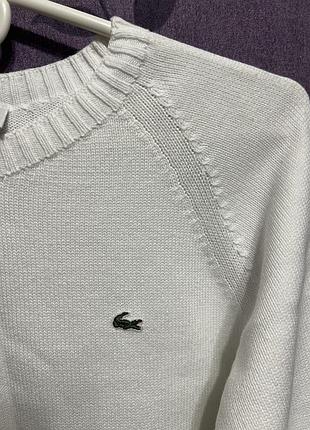 Бавовняний светр lacoste, 38 розмір 7