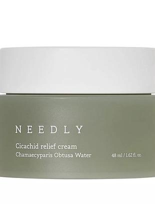 Заспокійливий крем з центелою needly cicachid relief cream 48 ml