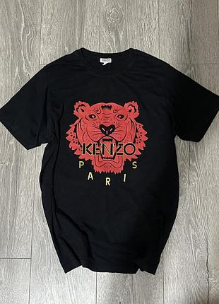 Футболка  kenzo paris чорна