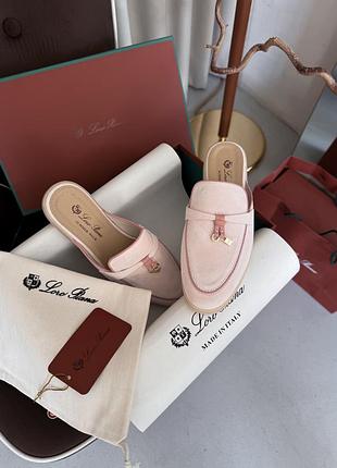 Мюлі loro piana summer walk mule soft pink