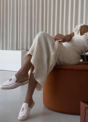 Мюлі loro piana summer walk mule soft pink 6