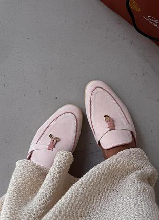 Мюлі loro piana summer walk mule soft pink 5