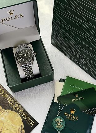 Годинник чоловічий rolex datejust сріблястий