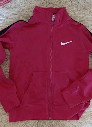 Кофта для дівчинки nike рожева 104-110