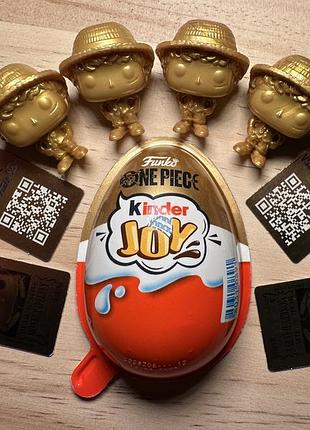 Золотой монтичные д. луффи vs504 kinder joy one piece 1 шт.