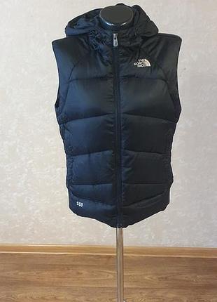 Оригинальный пуховый жилет the north face 550 down vest черный размер m женский безрукавка