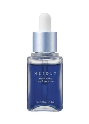Сироватка з азелаїновою кислотою 15% та глутатіоном needly azelaic acid 15 glutathione serum 30 ml