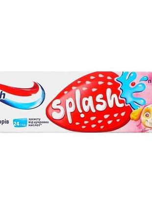 Зубная паста для детей splash 50 мл тм aquafresh