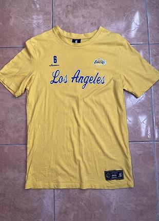 Футболка чоловіча la lakers nba lebron james жовта