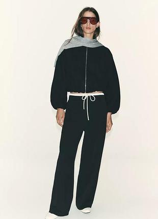 Жіночі брюки zara чорні розмір xs