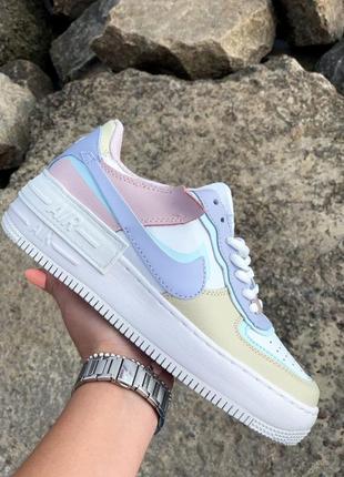 Nike air force 1 shadow pastel 🆕шикарные кроссовки найк🆕купить наложенный платёж6 фото