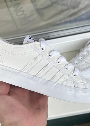 Кросівки adidas originals nizza білі, розмір 38, довжина устілки 24 см оригінал адідас