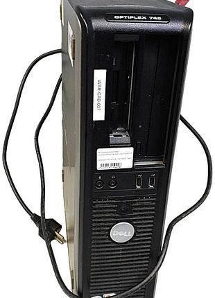 Настільний комп'ютер системний блок б/у системний блок dell intel core 2 quad q 6600 2.4ghz/ram 2gb/hdd 500gb
