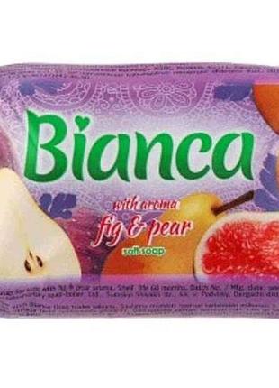 Мило туалетне 140г інжир і груша тм bianca