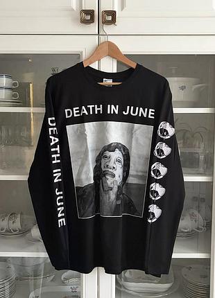 Новий лонгслів / мерч death in june - peaceful snow