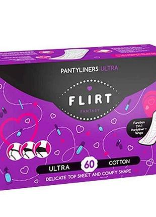 Прокладки ежедневные slim cotton - без инд.упаков. 60шт big pack тм fantasy flirt