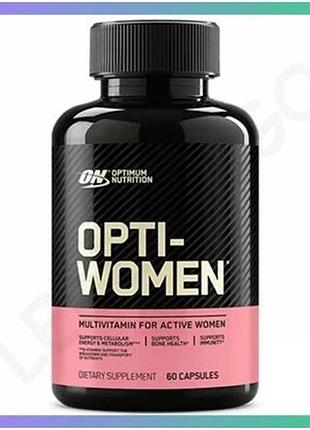 Витамины и минералы optimum nutrition opti-women 60 капсул для женщин мультивитаминный комплекс для зд sku_cn15236