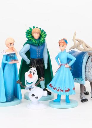 Іграшка frozen фігурки новий сезон — 6 персонажів для дітей (l_12320)