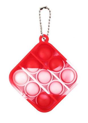 Игрушка simple dimple «квадратик красный» pop it для детей (l_9483)