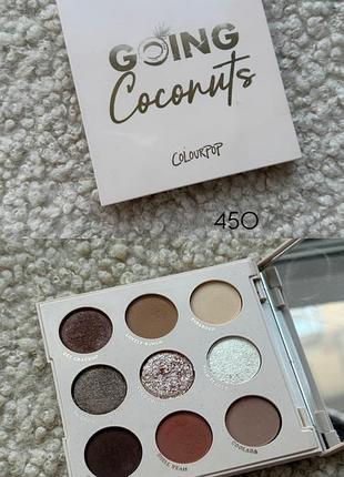 Тіні для повік colourpop going coconuts palette 4
