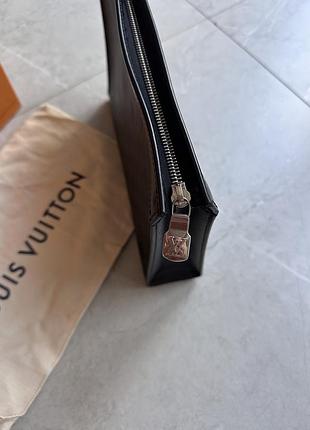 Сумка чоловіча louis vuitton чорна 4