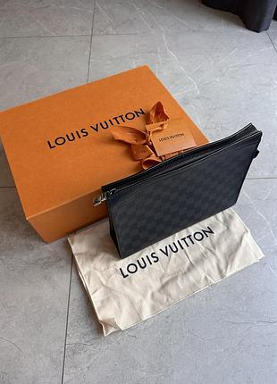 Сумка чоловіча louis vuitton чорна