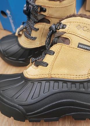 Детские зимние ботинки для мальчика columbia powderbug bug alpine waterproof