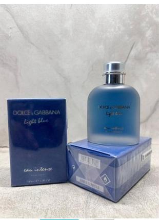 Парфумована вода dolce gabbana light blue pour homme eau intense 100 мл,мужские