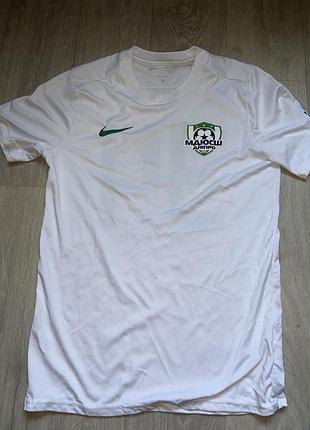 Біла футбольна футболка nike dri-fit розмір m