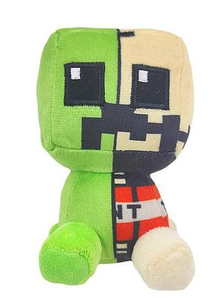 Игрушка заряженный крипер из майнкрафт (13 см) мягкая игрушка для детей (l_14170)