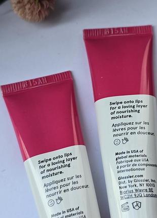 Оригинальный бальзам для губ glossier strawberry balm dotcom 4