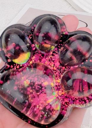 Игрушка антистресс лапка котика abc squish cat paw, таба лапка abstract сквиш лапка-антистресс для детей (l_13121)