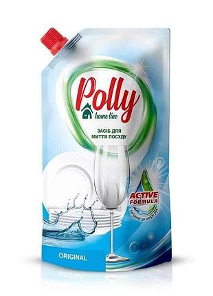 Засіб для миття посуду 500мл original (дой-пак) тм polly