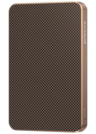 Портативна батарея proove carbon slim 20w 5000mah sunflare