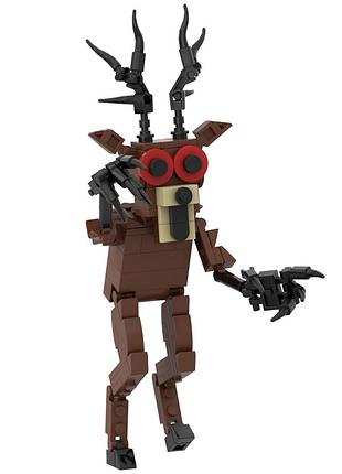 Іграшка двоногий олень конструктор roblox з 99 ночей у лісі (99 nights in the forest) 151 деталь для дітей (l_14865)