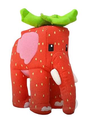 Игрушка большой strawberry elephant 24 см (roblox steal a brainrot) мягкая игрушка мем брейнрот клубничный слон для детей