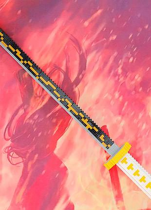 Іграшка конструктор меч зеницю агацума (demon slayer), 392 деталей для дітей (l_10606)