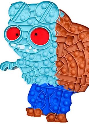 Игрушка чертёнок pop it из растения против зомби для детей (l_10212)