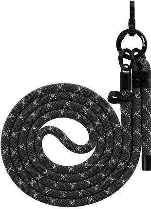 Proove twist check cross-body strap black/white