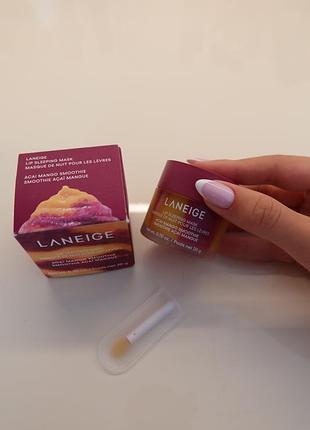 Маска для губ laneige lip sleeping mask mango acai 20ml