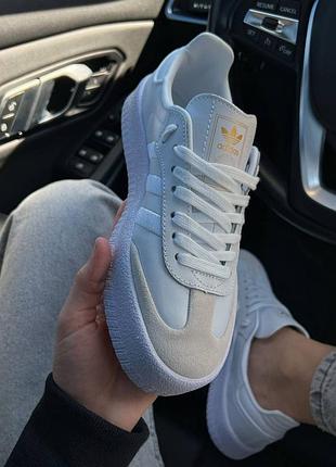Adidas samba white premium 2