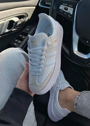 Adidas samba white premium 3