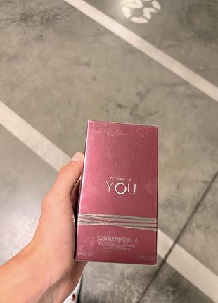 Emporio armani power of you – це 90 мл парфумованої води.