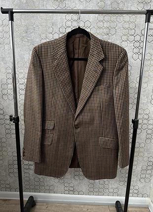 Чоловічий піджак h huntsman and sons вінтаж у клітинку