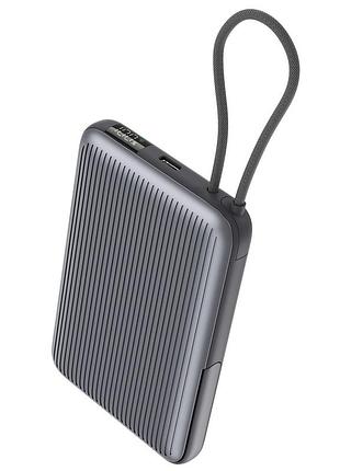 Портативна батарея proove moon rock 2 in 1 22.5w 10000mah gray