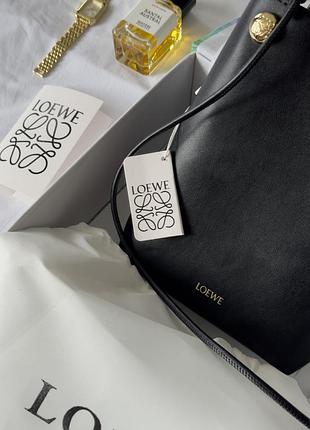 Сумка pebble pouch in smooth calfskin black 3