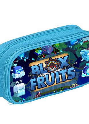 Игрушка пенал двухсекционный блокс фрутс 23*11 см (blox fruits) для детей (l_13903)