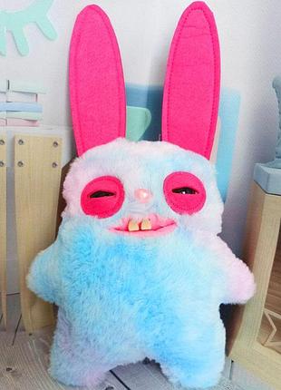 Fuggler (фуглер) 22 см радужный бешенный кролик мягкая игрушка fuggler funny ugly monster (l_14730)